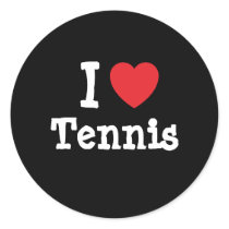 I love Tennis heart custom personalized stickers by funnycustomtshirts I love Tennis heart custom personalized stickers