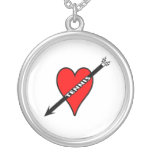 I Love Tennis Heart Pendants