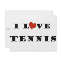 I Love Tennis invitations by iloveimiss I Love Tennis invitations