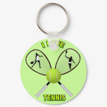 I LOVE TENNIS keychains by dgpaulart I LOVE TENNIS keychains