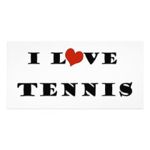 I Love Tennis photo cards by iloveimiss I Love Tennis photo cards