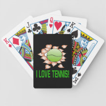 I Love Tennis.png Bicycle Poker Deck