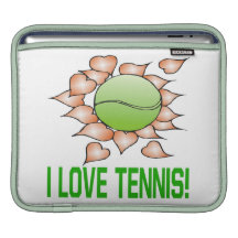 I Love Tennis Sleeve For iPads