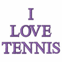 I LOVE TENNIS -- WHO WONT LOVE THIS HOODIE? embroidered shirts by dogiron I LOVE TENNIS -- WHO WONT LOVE THIS HOODIE? embroidered shirts