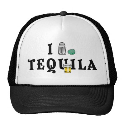 I Love Tequila Mesh Hats