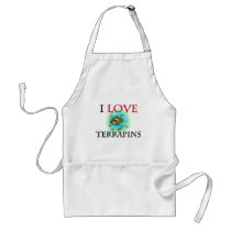 I Love Terrapins aprons by tshirtshirts I Love Terrapins aprons