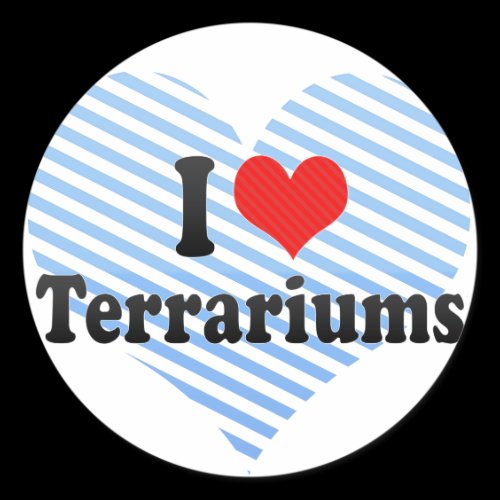 I Love Terrariums Stickers