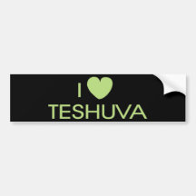 I Love Teshuva Bumper Sticker