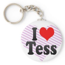 I love Tess Key Chains