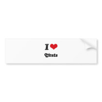 I Love TESTS Bumper Stickers