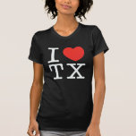 i love texas black tees