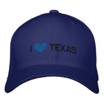 I LOVE TEXAS embroidered hats by dogiron I LOVE TEXAS embroidered hats