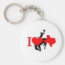 I love Texas Key Chains