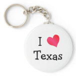I Love Texas Keychains