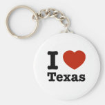 I Love texas Keychains