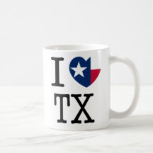 I Love Texas Mug