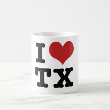 I Love Texas Mug