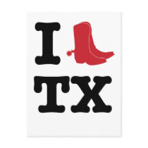 I love Texas Postcards