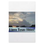 I Love Texas Skies! Stationery Design