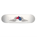 I Love Texas -wings Custom Skateboard