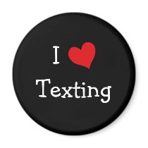 I Love Texting magnets by definingyou I Love Texting magnets