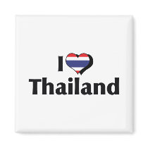 I Love Thailand Flag