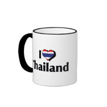 I Love Thailand Flag