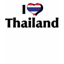 I Love Thailand Flag Shirt