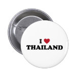 I Love Thailand Pinback Buttons