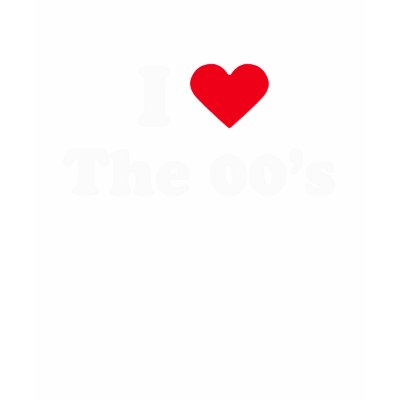 I love the 00s tee shirt by loveshirts