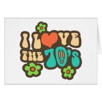 I Love The 70's cards