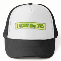 I Love The 70'S hats