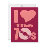 I Love the 70s Custom Invite