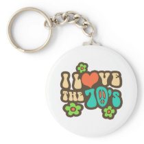 I Love The 70's Key Chains