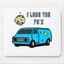 I Love The 70's Mouse Mat