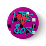 I Love The 80s! buttons