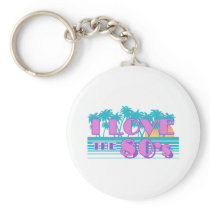 I Love The 80's Keychain