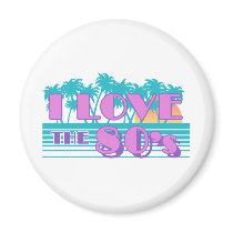 I Love The 80's Magnet