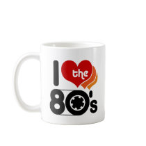 I Love the 80's Coffee Mugs