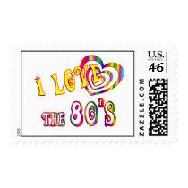 I Love the 80s Postage Stamp