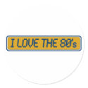 I Love The 80'S stickers by worldsfair I Love The 80'S stickers