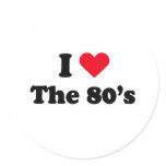 I love the 80's stickers