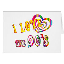 I Love the 90s Cards