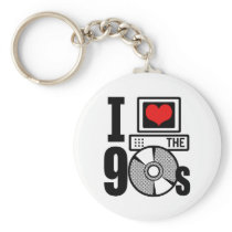 I Love The 90s Key Chains