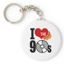 I Love The 90s Key Chain