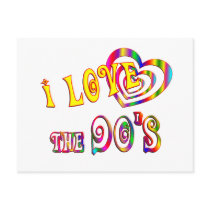 I Love the 90s Postcard