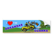 I Love the Arkansas Ozarks bumper sticker bumper stickers