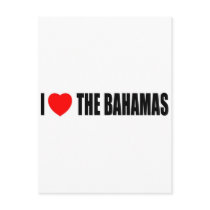 I Love the Bahamas Postcard