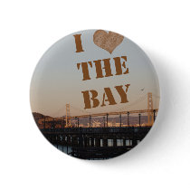 I Love The Bay! buttons by Touristfort I Love The Bay! buttons