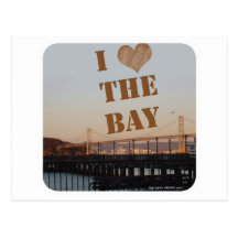 I Love The Bay! Post Cards